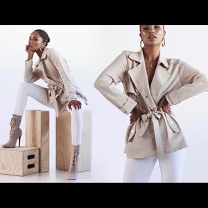 Ivory Robin suede Jacket